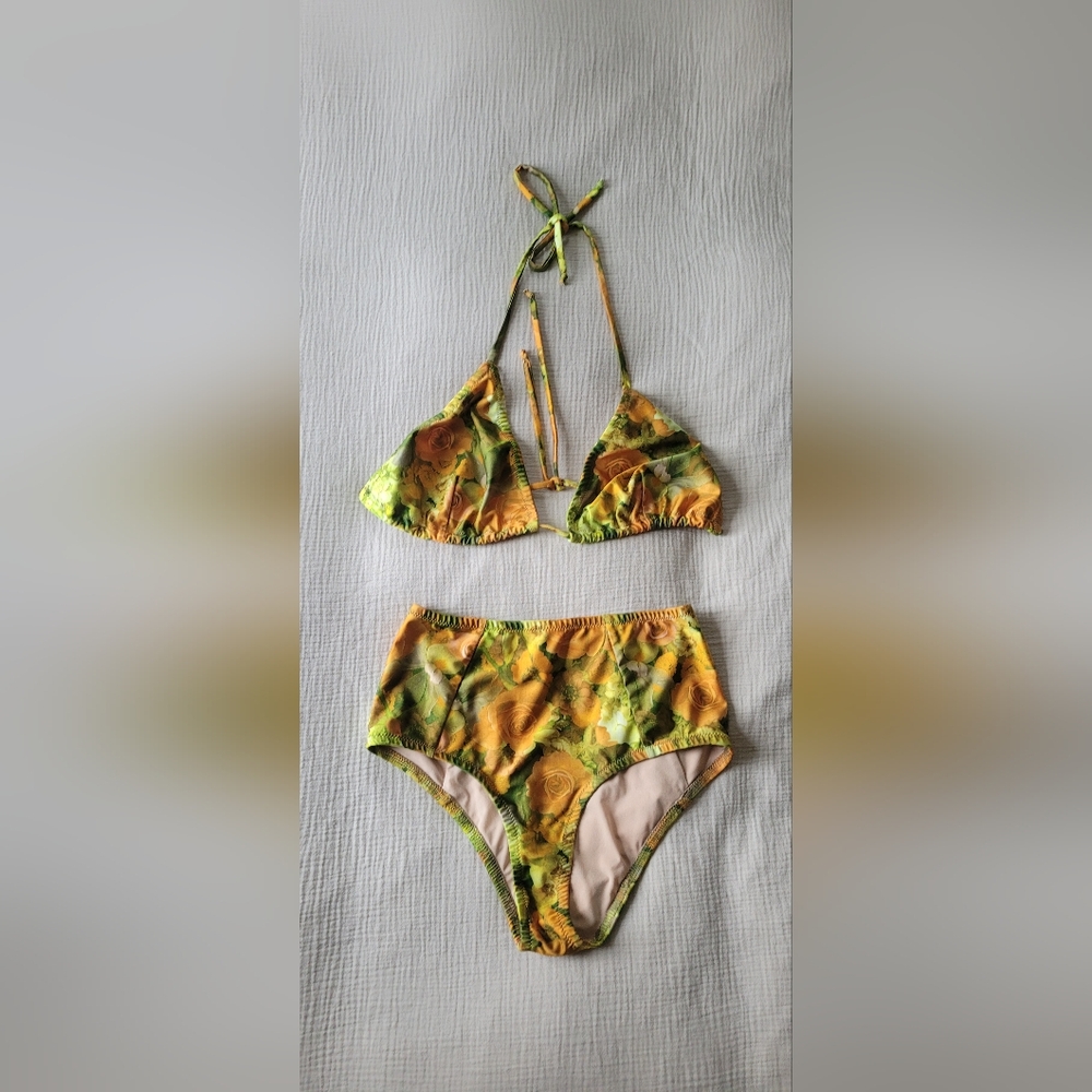 Kailegh Peddie triangle bikini swimsuit